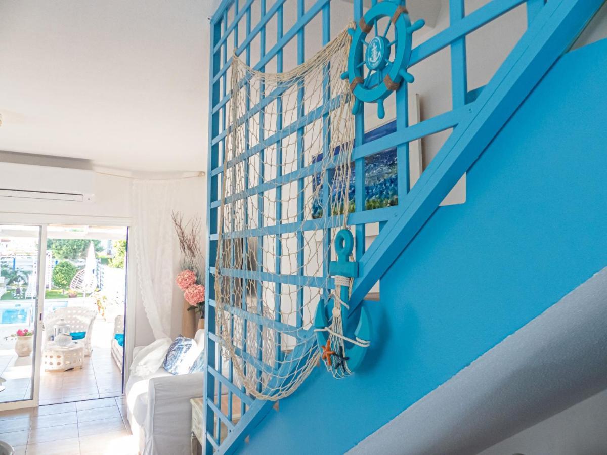 Greek Island Style 2 Bedroom Villa With Pool Next To The Sea 라르나카 외부 사진